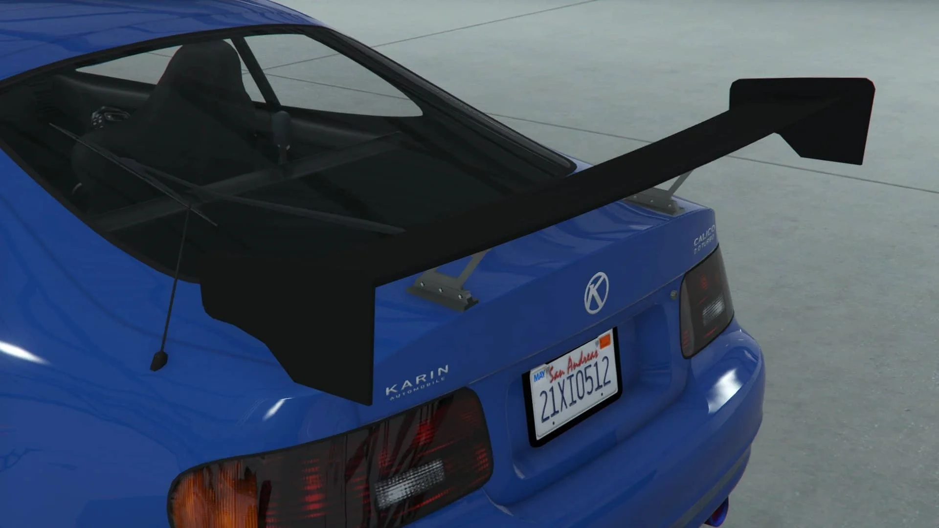 黑色跑车 GT 尾翼