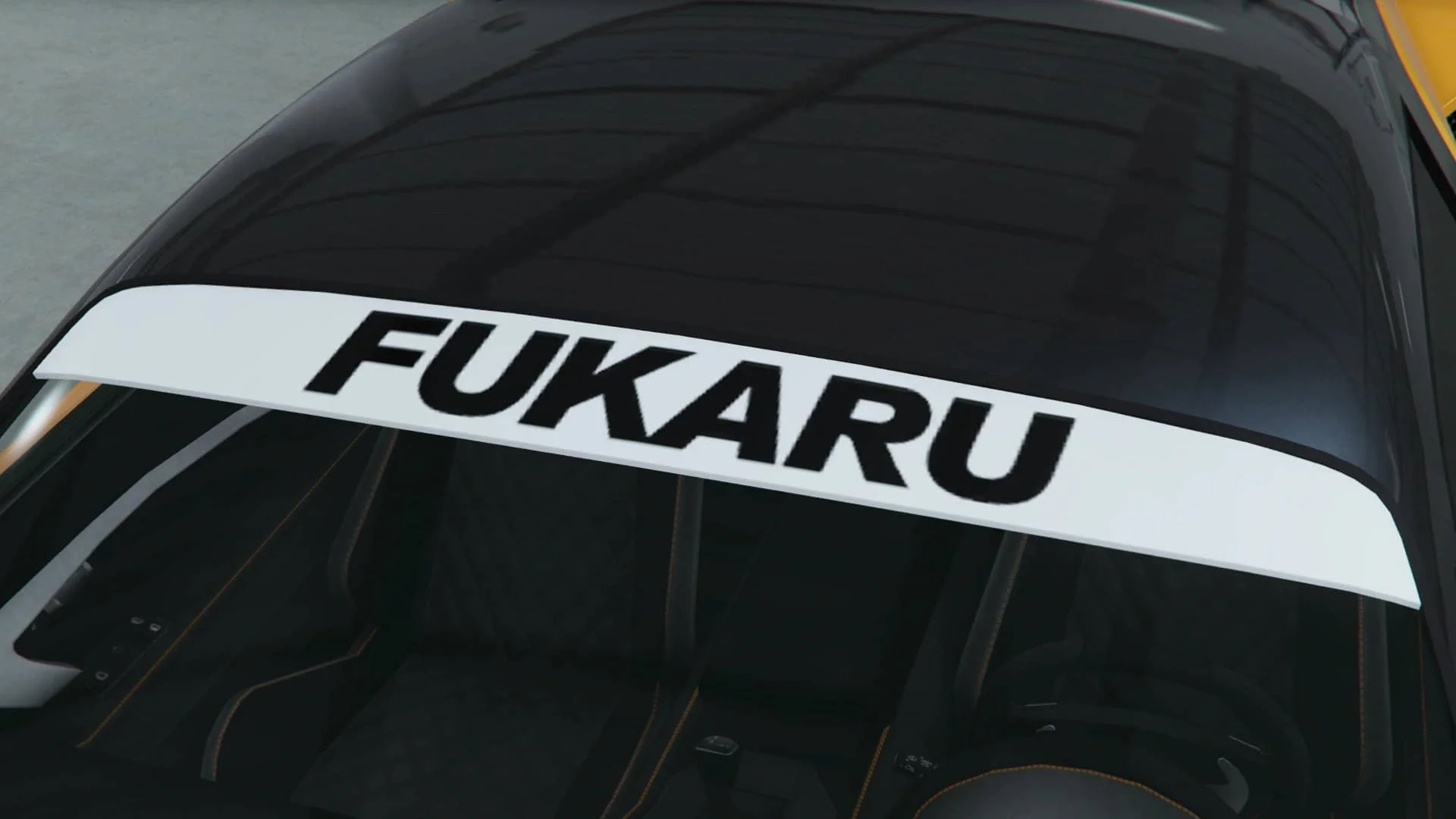 白色 Fukaru 遮阳隔热纸