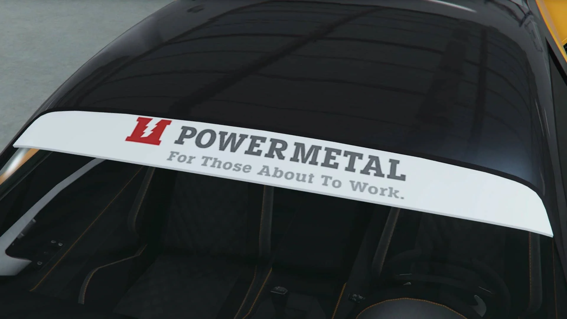 白色 Powermetal 遮阳隔热纸