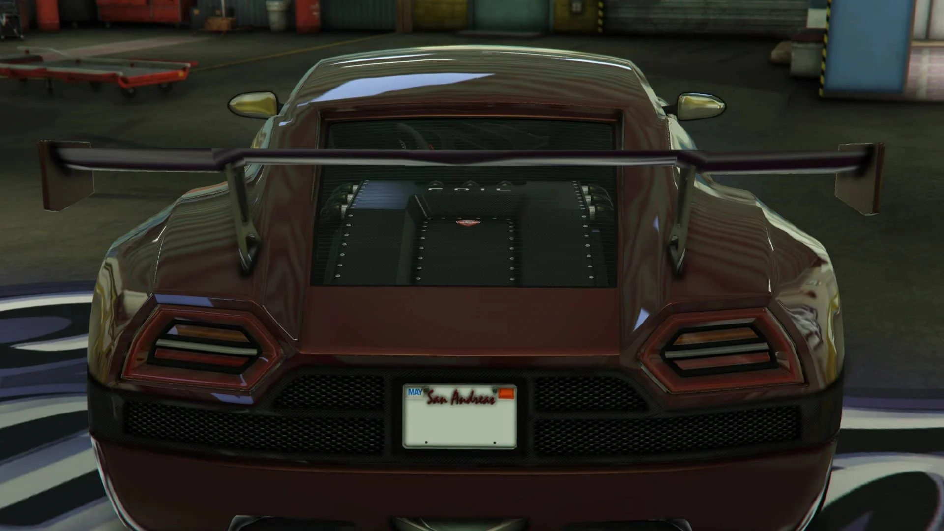 喷漆 GT 尾翼
