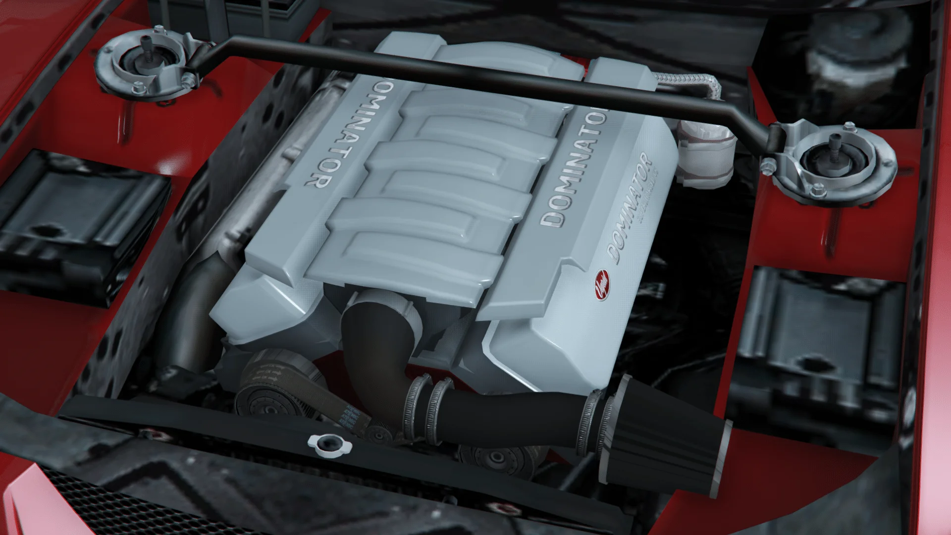 拉丝 V8 进气系统