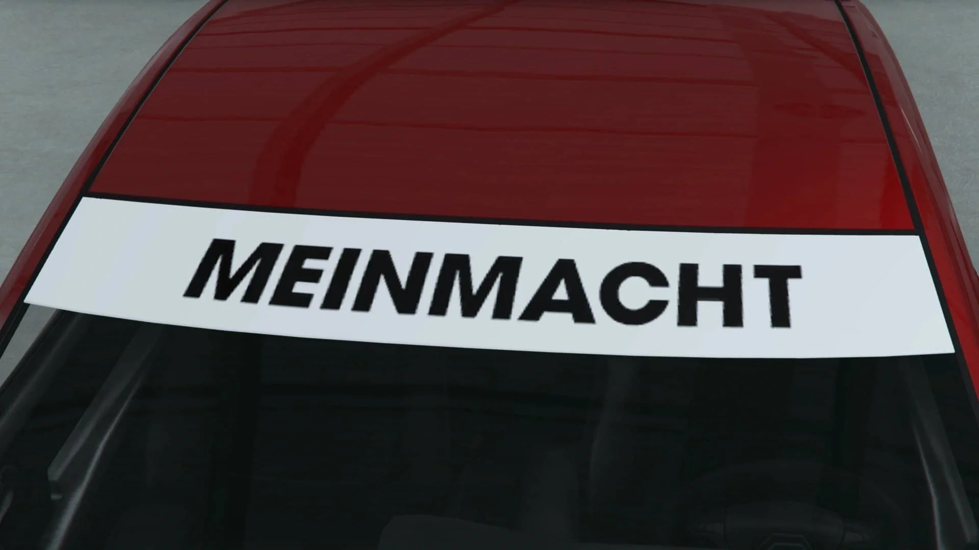 白色 Meinmacht 遮阳隔热纸