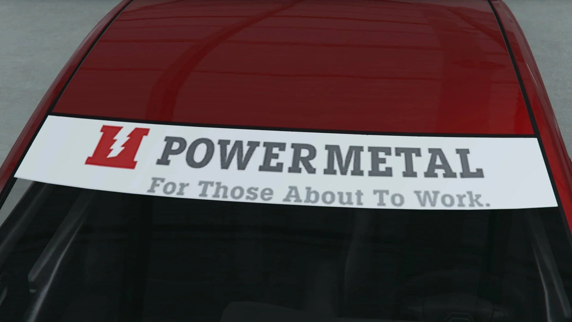 白色 Powermetal 遮阳隔热纸