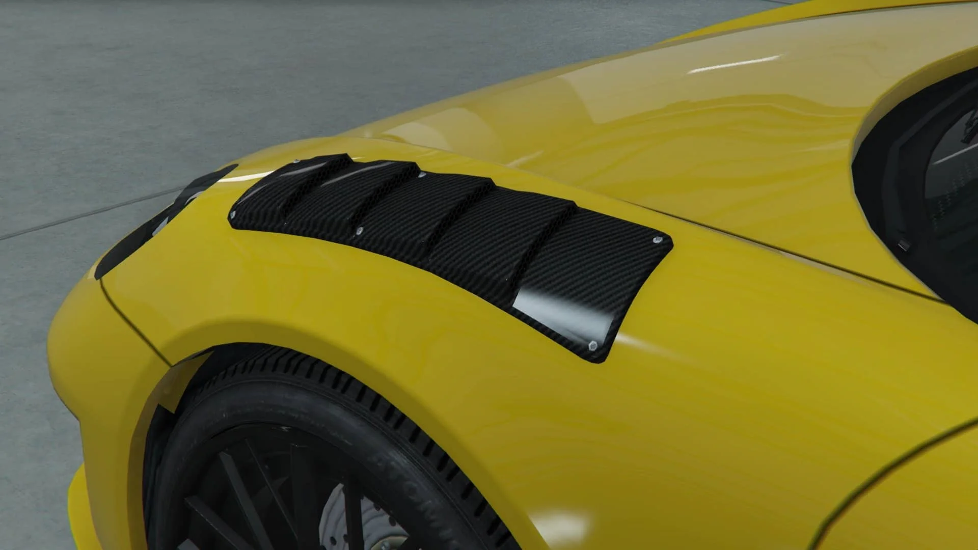 碳纤翼子板通风口