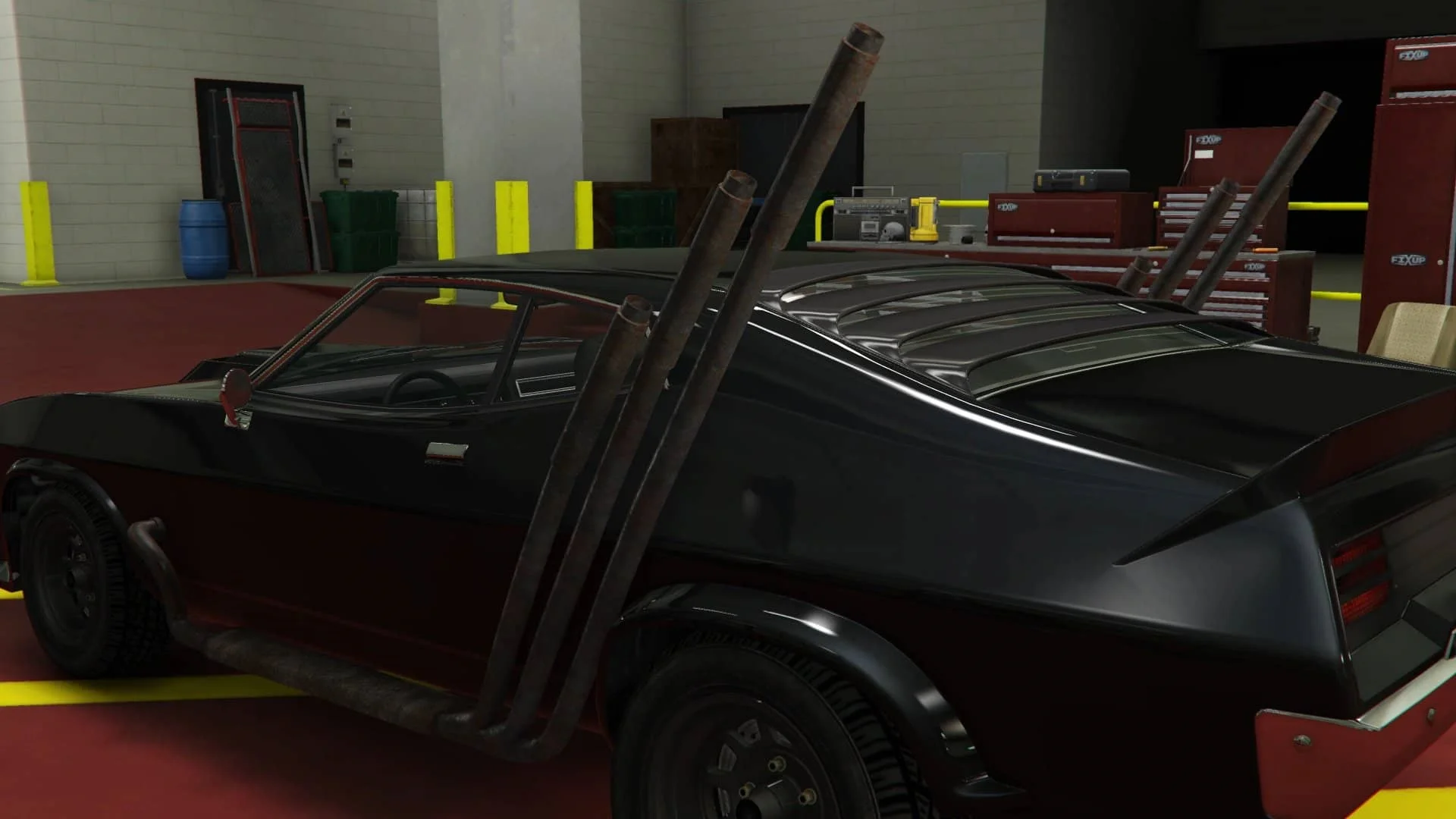 超大排气管