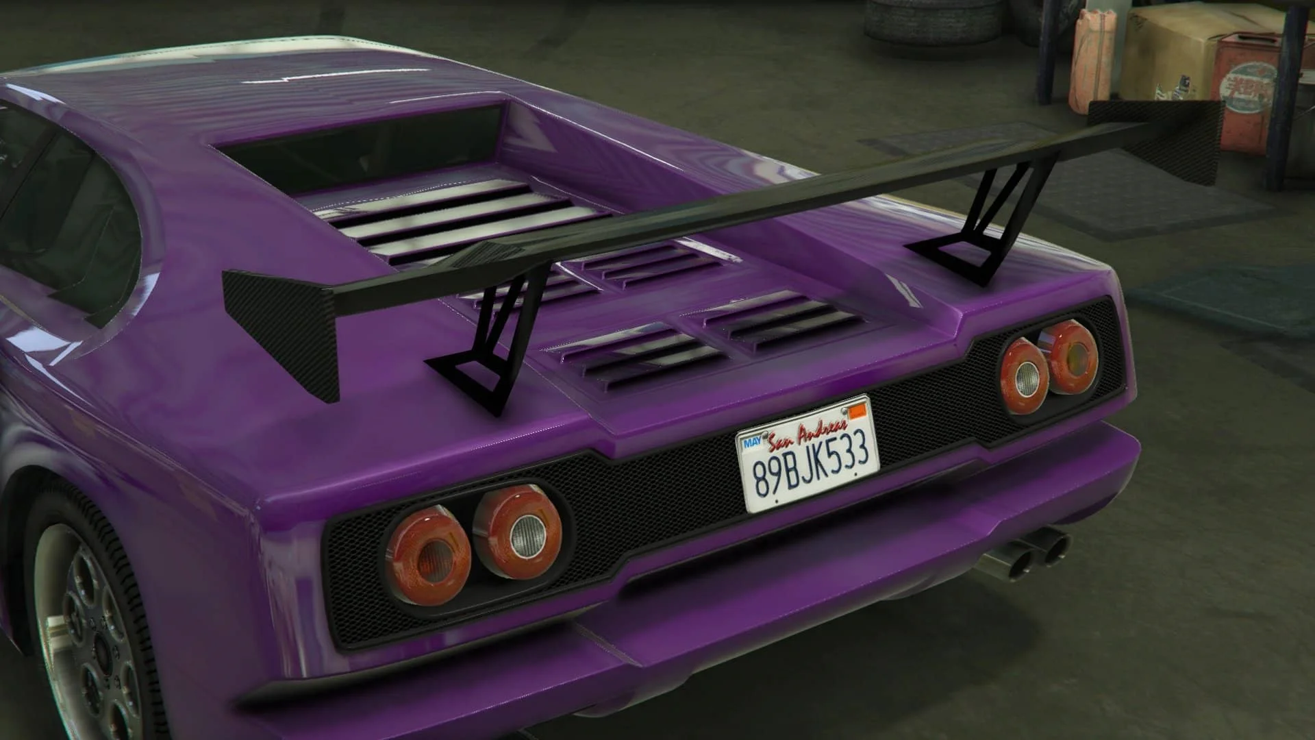 碳纤尾翼类型 2