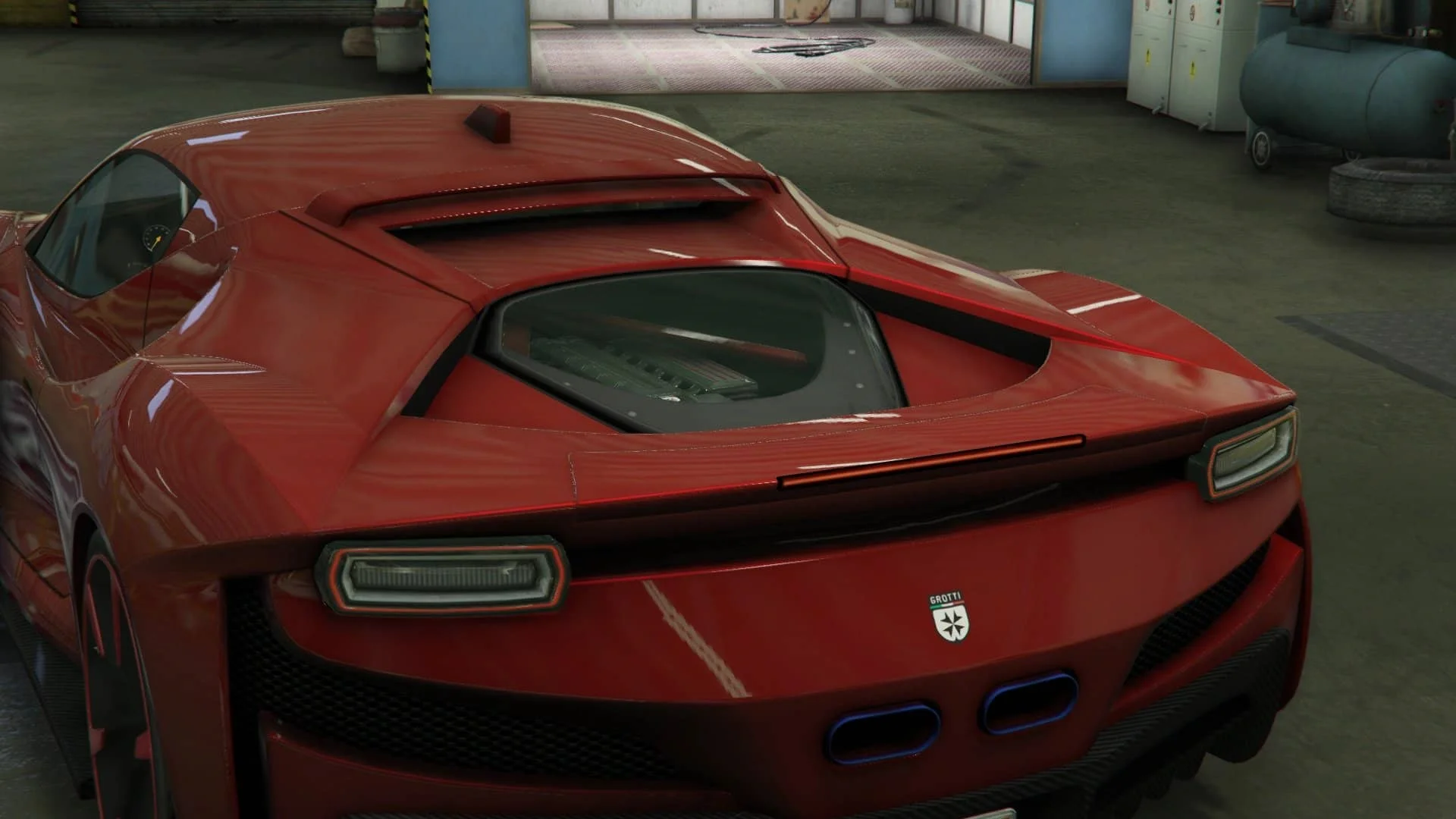 主色调隐蔽尾翼