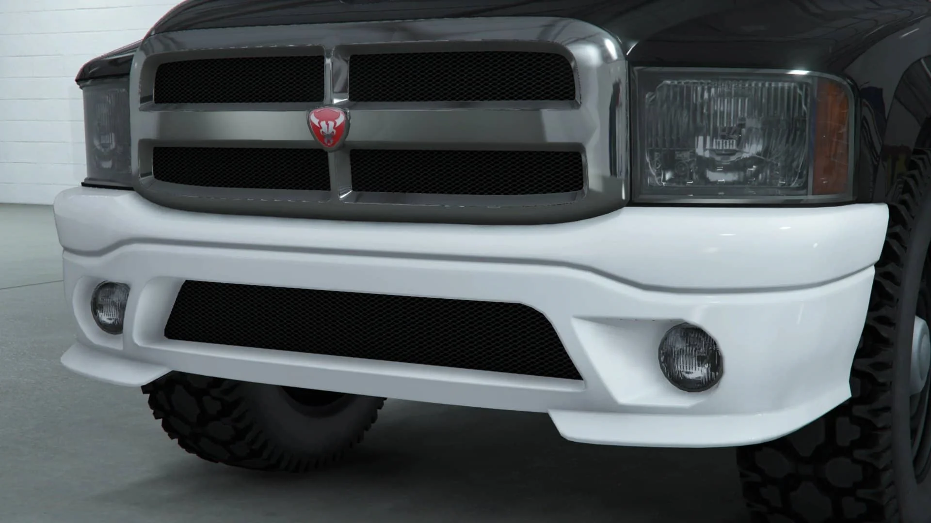 副色调跑车保险杠