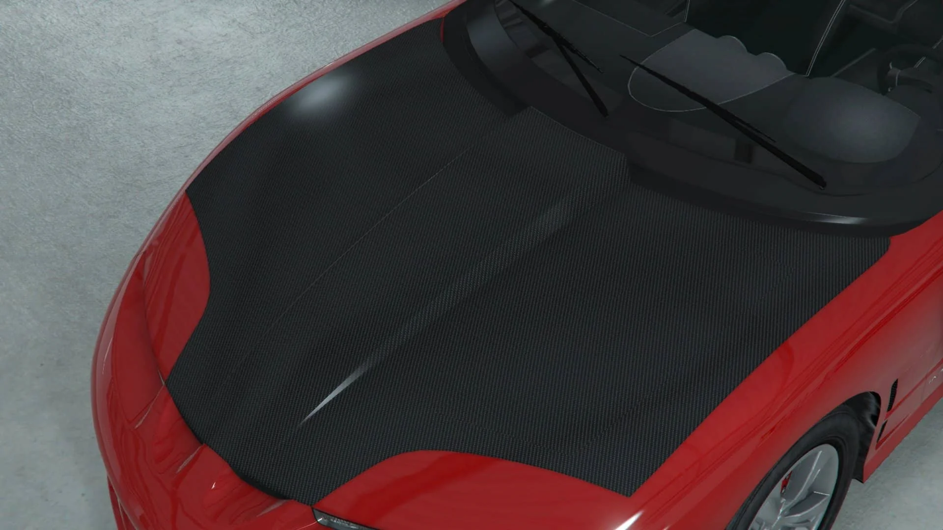 碳纤整流罩进气口引擎盖
