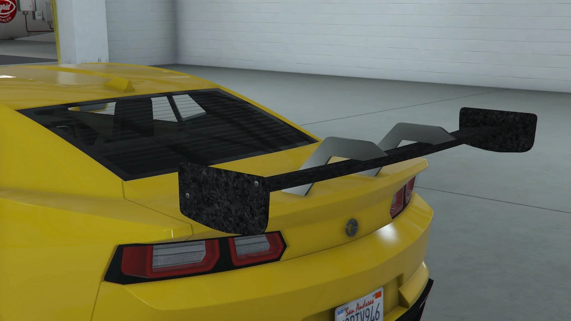 HSW 锻造碳纤维低架 GT 尾翼 HSW