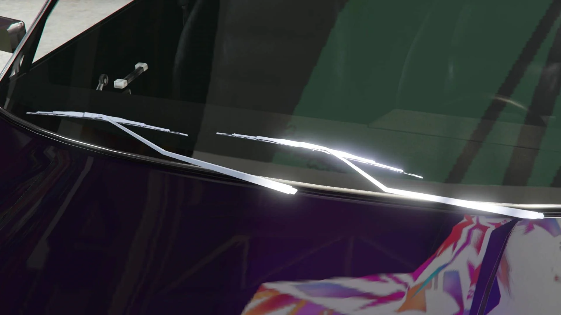 副色调喷漆雨刷器